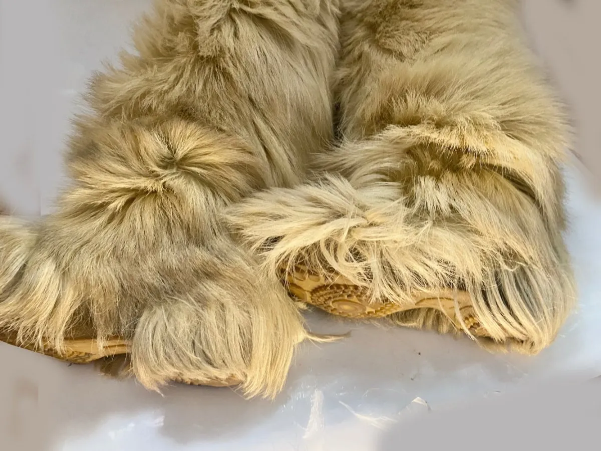 1970s Ortles Afghan Yeti Boots