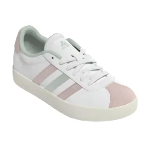 Adidas Girls Sneaker VL Court 3.0 K White/Linen Green/Sandy Pink Metallic