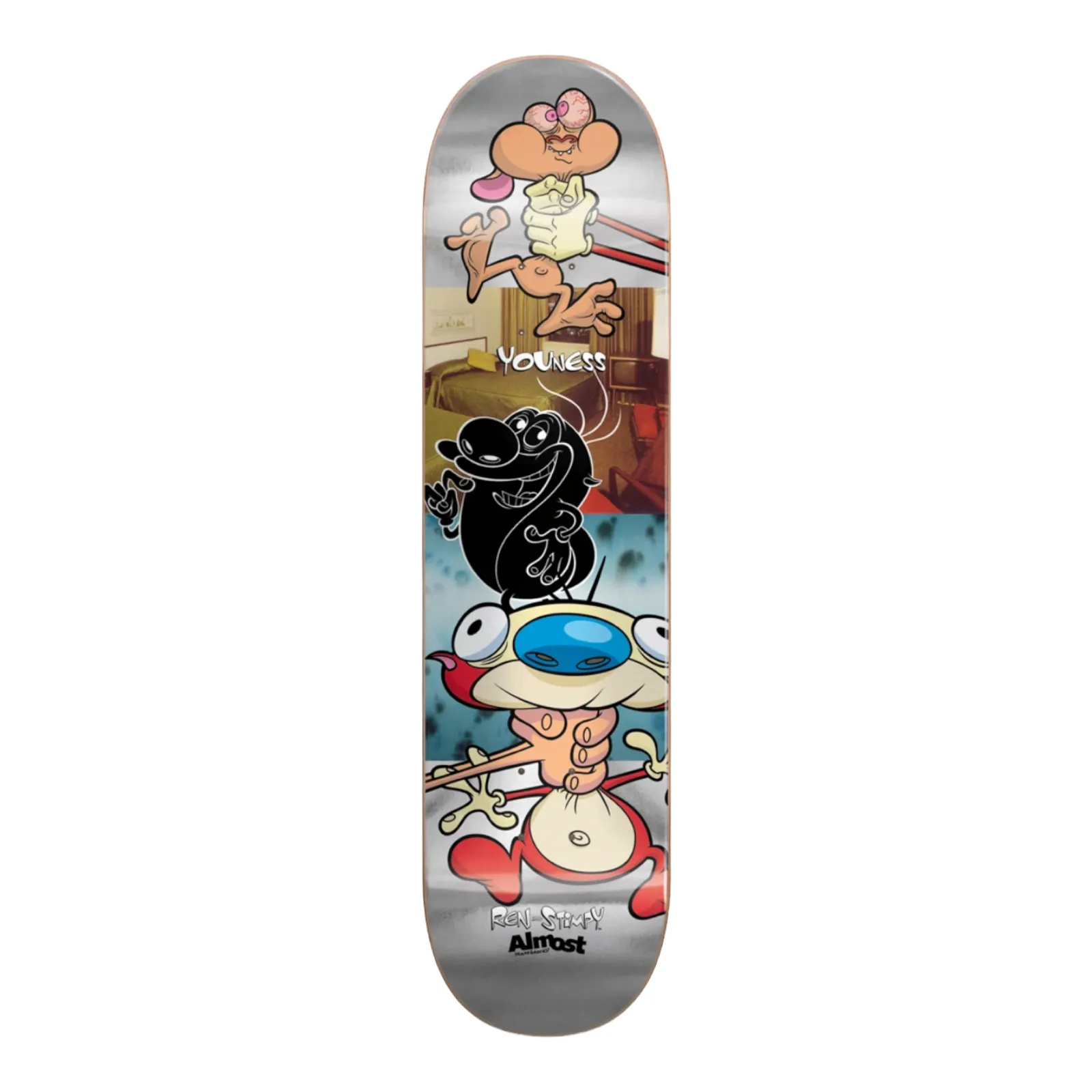 ALMOST X REN & STIMPY YOUNESS ROOM MATE DECK 8.25"