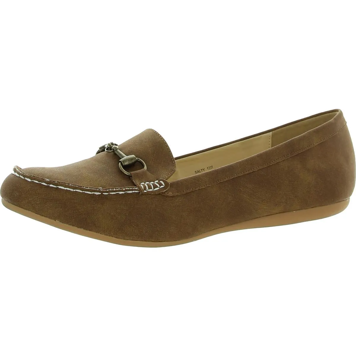 Bellini Womens Salty Chain Slip On Penny Loafers