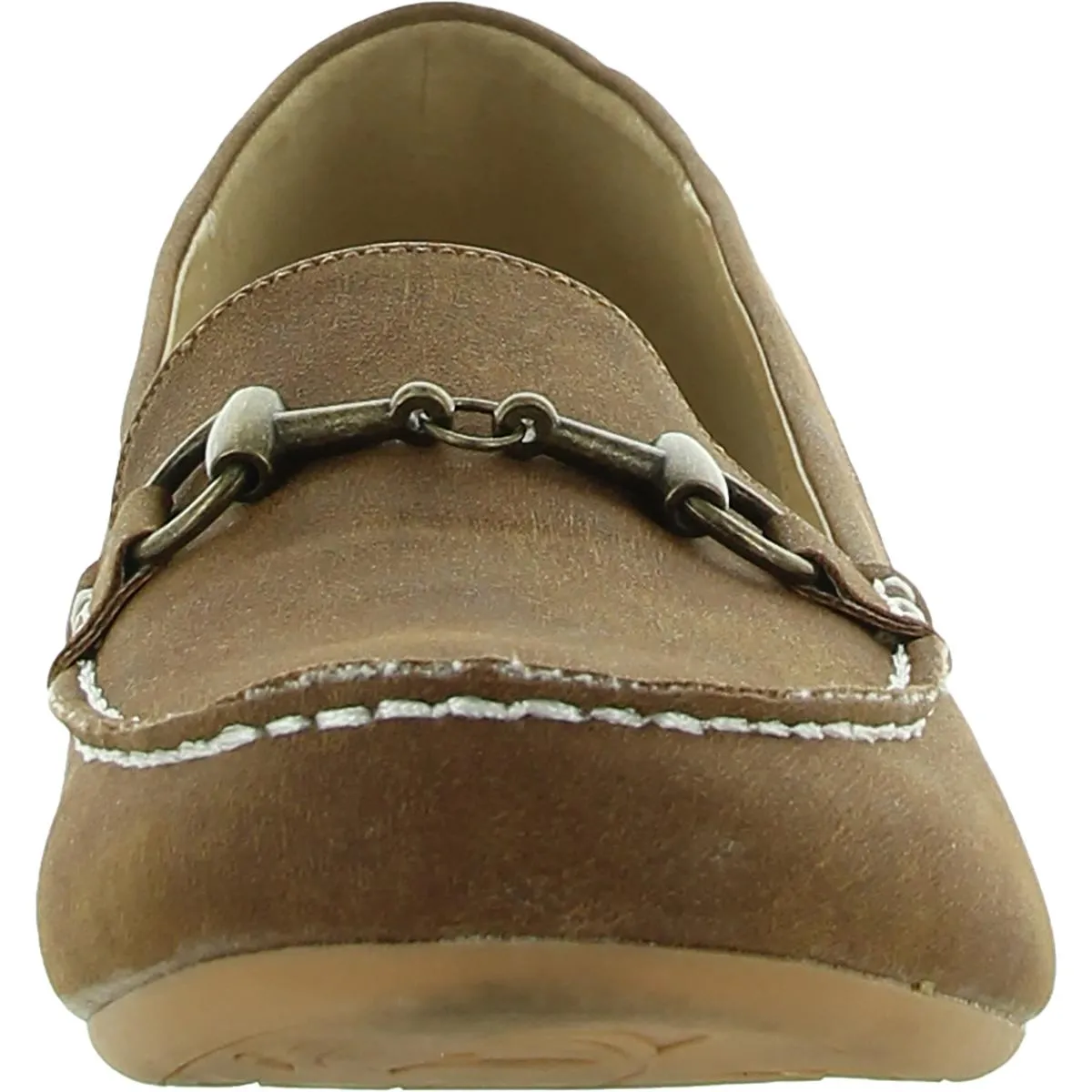 Bellini Womens Salty Chain Slip On Penny Loafers