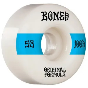 Bones 100's V4 Widecut Skateboard Wheels 53 MM 100 A