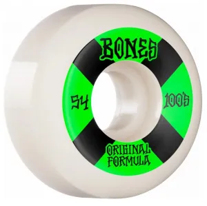 Bones 100's V5 Sidecut Skateboard Wheels 54 MM 100 A