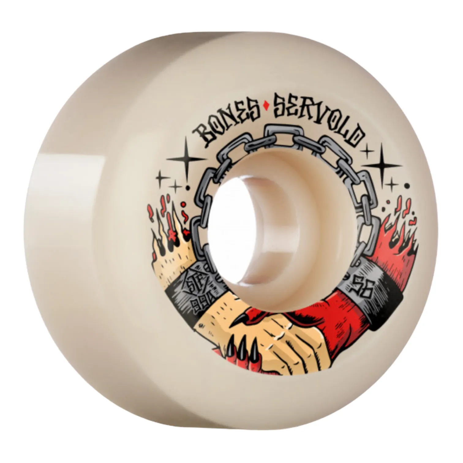 Bones Wheels STF Pro Servold Contract 56mm V6 Wide-Cut 99a