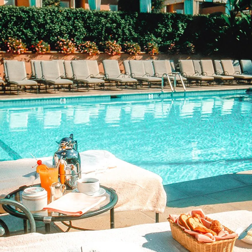 Breakfast at the Beverly Hills Hotel