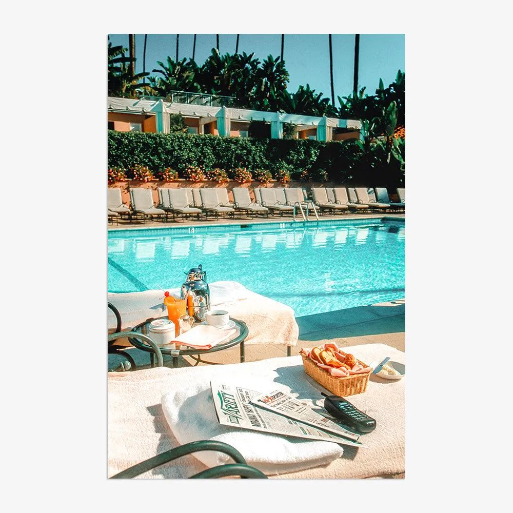 Breakfast at the Beverly Hills Hotel
