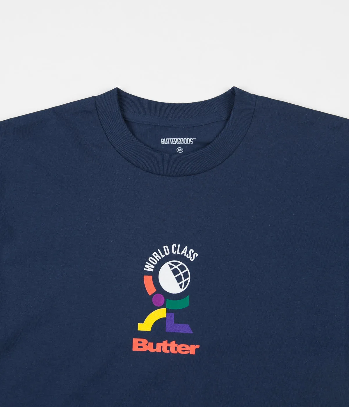 Butter Goods World Class T-Shirt - Harbour Blue