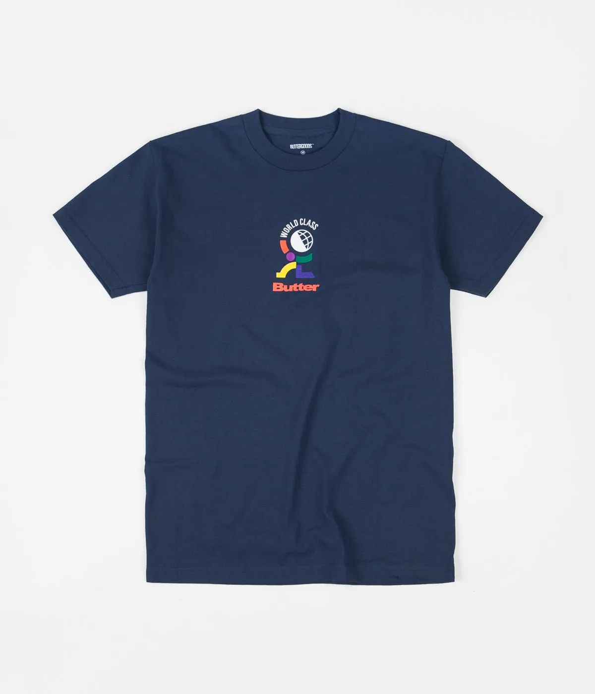 Butter Goods World Class T-Shirt - Harbour Blue