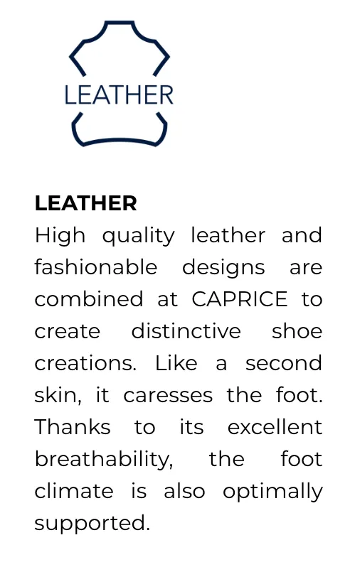 Caprice 25207-41 Black Nappa Leather Lace up Wedge Ankle Boots