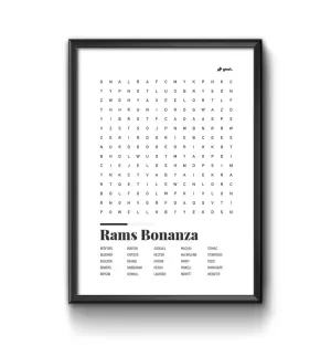 Derby GOAT Wordsearch Print