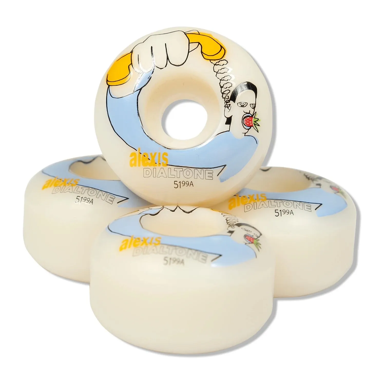 DIAL TONE WHEEL CO. SABLONE STRAWBERRY WHEELS 51mm