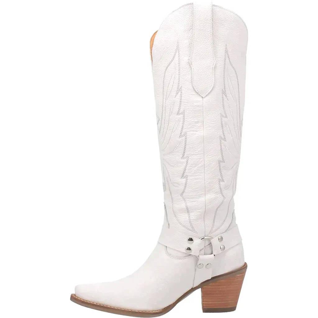 DINGO HEAVENS TO BETSY LEATHER BOOT STYLE DI926WH
