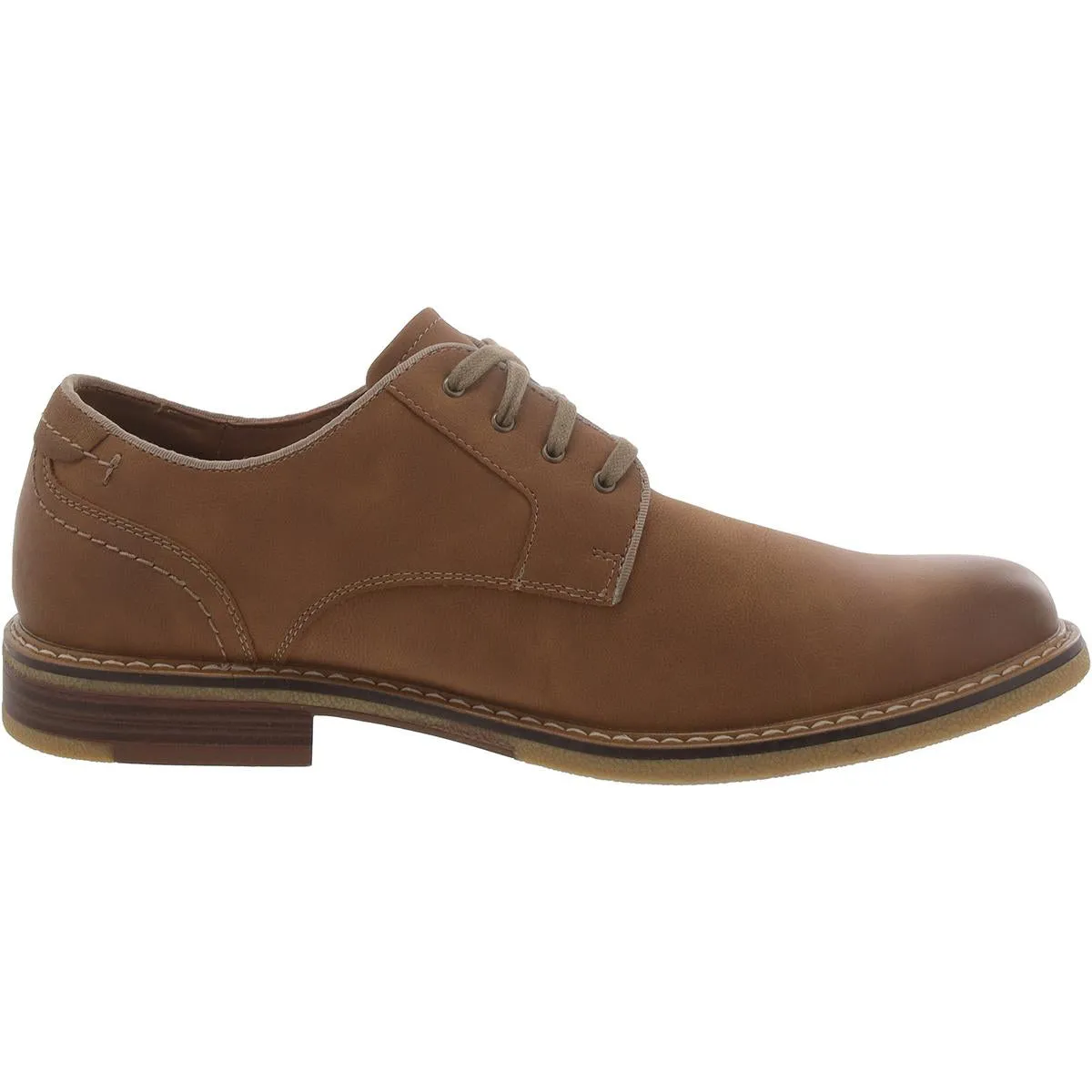 Dockers Mens Bronson Faux Leather Lace-Up Derby Shoes