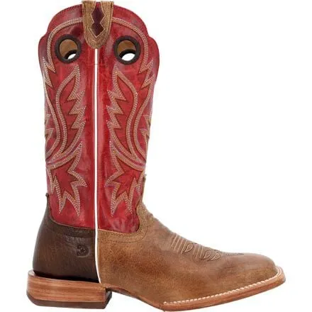 Durango Men's 13" Square Toe PRCA Bison Western Boot