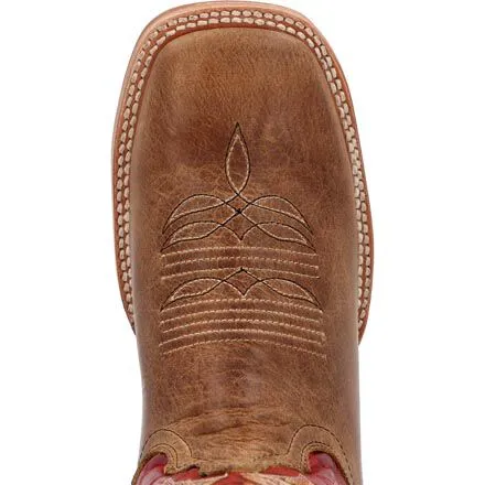 Durango Men's 13" Square Toe PRCA Bison Western Boot