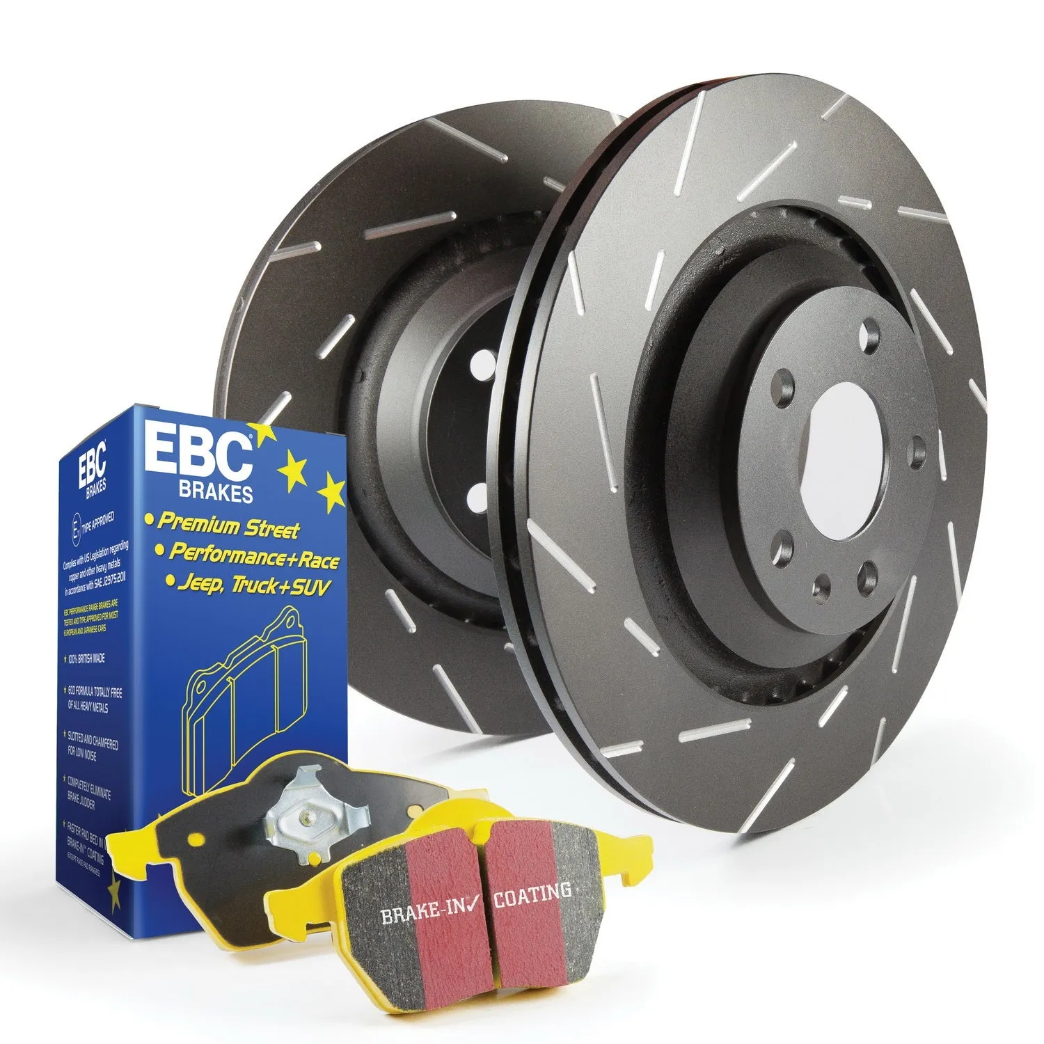 EBC Brakes S9KF1310 S9 Kits Yellowstuff and USR Rotors