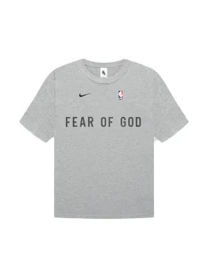 FEAR OF GOD X NIKE WARM UP T-SHIRT HEATHER GREY