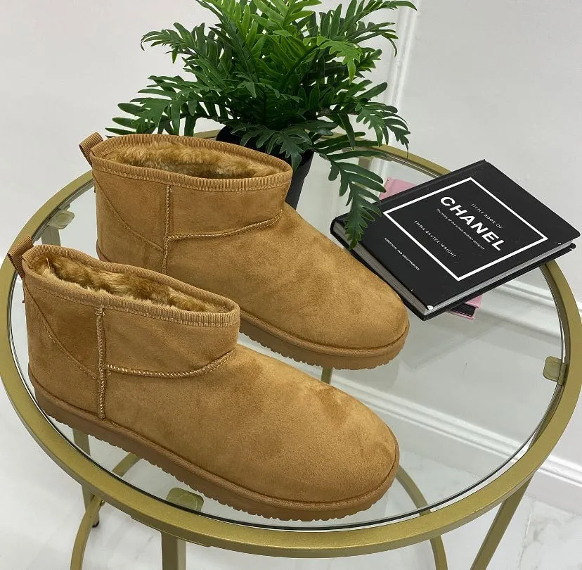 Ginevra - Stivaletto Eskimo Boots Comodo Cuoio