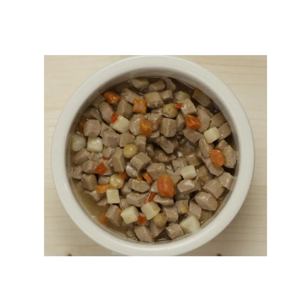 Grain Free Chicken Stew with Peas & Carrots Dog Can