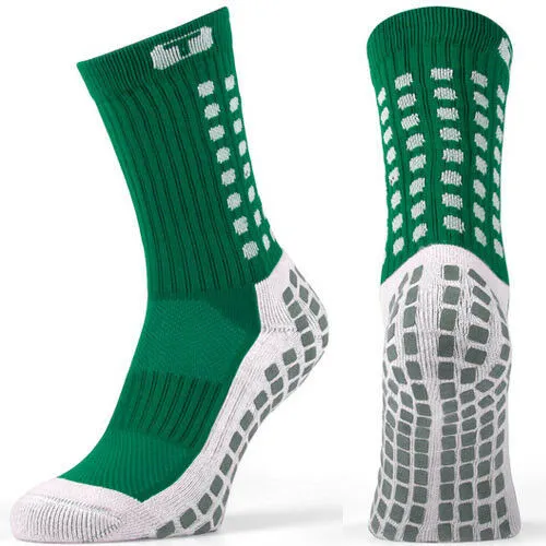 GREEN TRUSOX 3.0 MID-CALF CUSHION CREW GRIP SOCKS