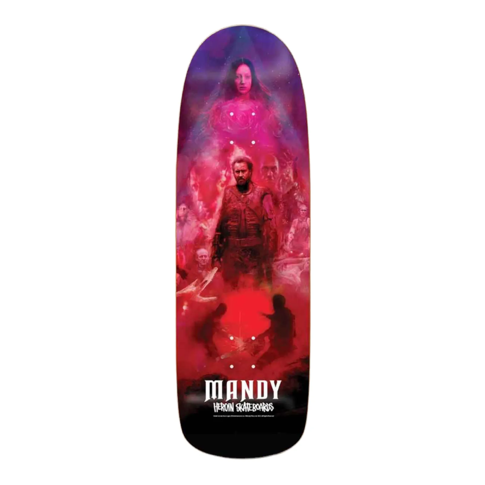 Heroin Mandy Poster Shaped Deck 9.6”