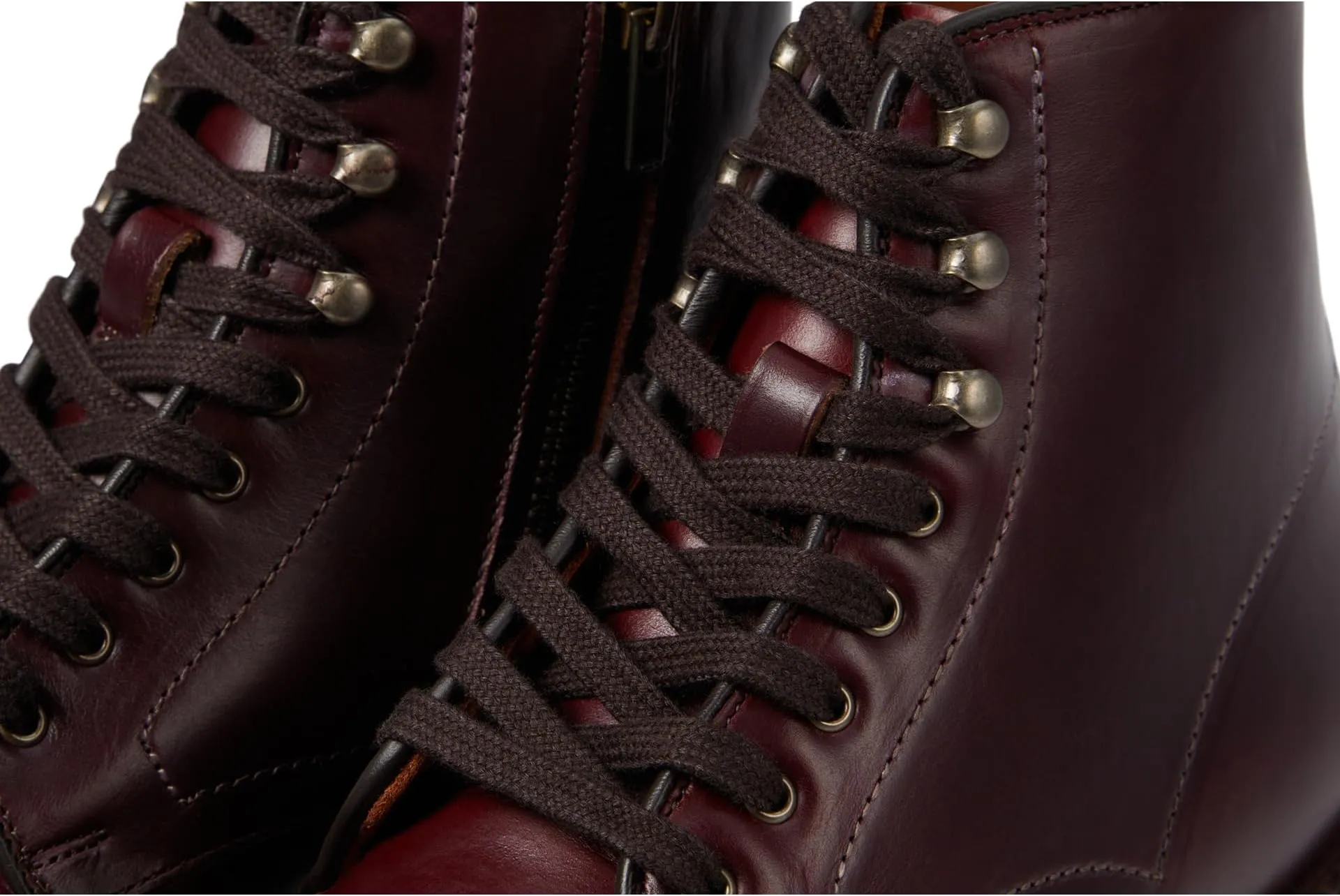 Higginsfplug Allen Edmonds Lace-up Boots, Burgundy