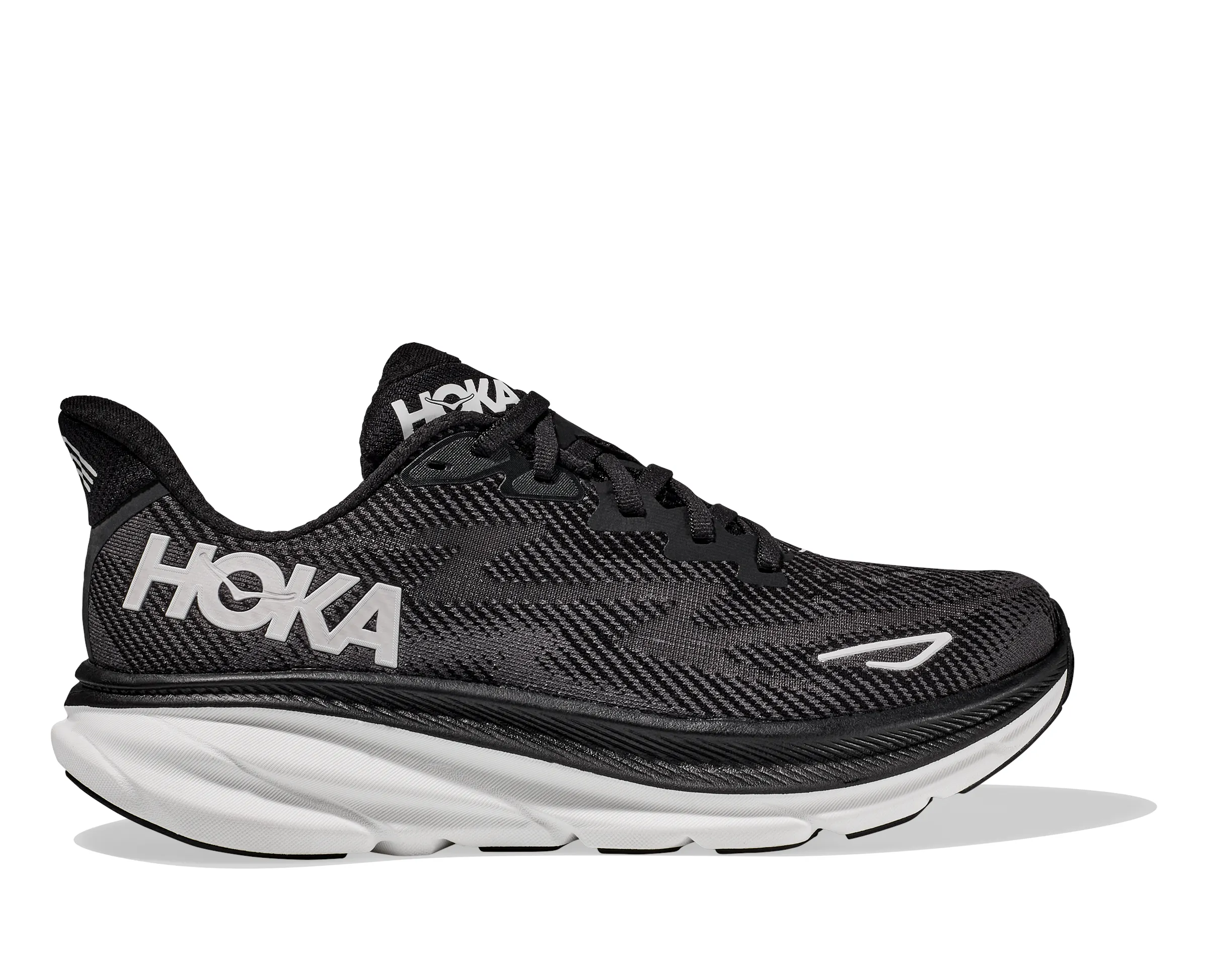 Hoka Men's Clifton 9 - Black/White