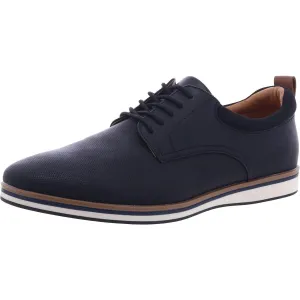 J. Ferrar Mens Faux Leather Memory Foam Derby Shoes