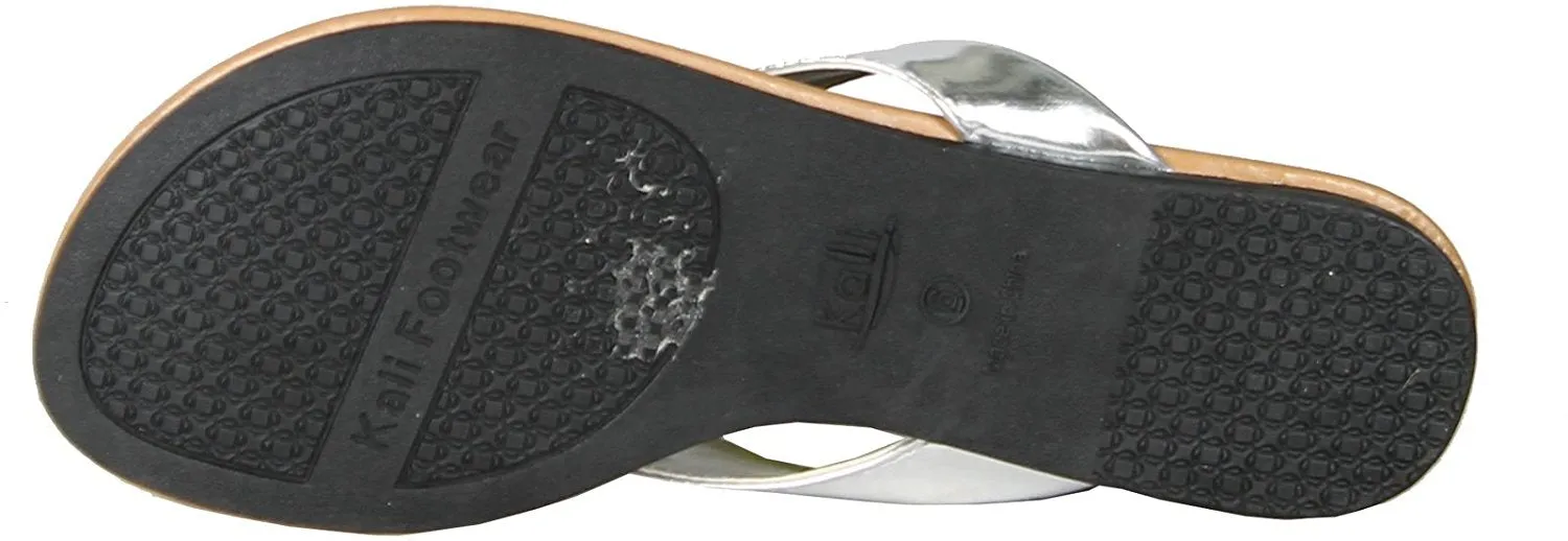 Kali Footwear Women's Cocoa Flat Thong Sandals