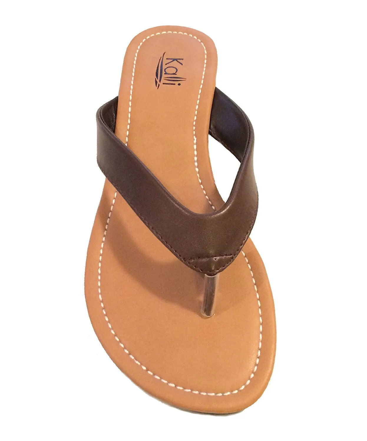 Kali Footwear Women's Cocoa Flat Thong Sandals
