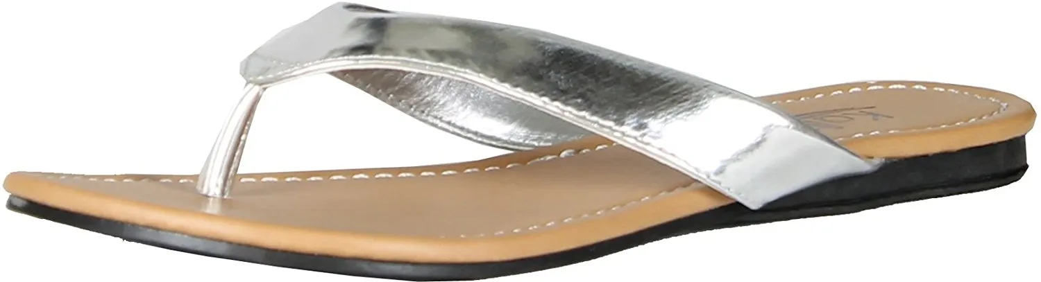 Kali Footwear Women's Cocoa Flat Thong Sandals
