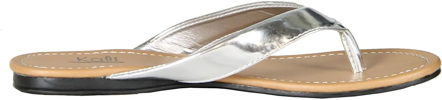 Kali Footwear Women's Cocoa Flat Thong Sandals