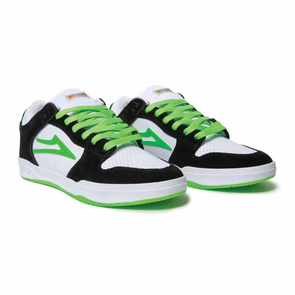 Lakai X Yeah RIght Telford Low Black White Suede Skate Shoes