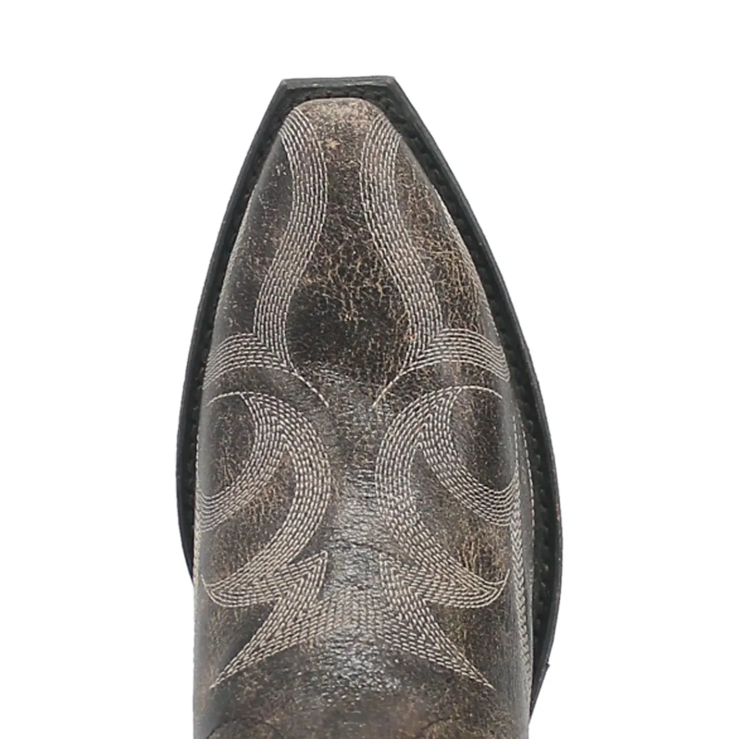 'Laredo' Women's 15" Twyla Zippered Western Snip Toe - Black