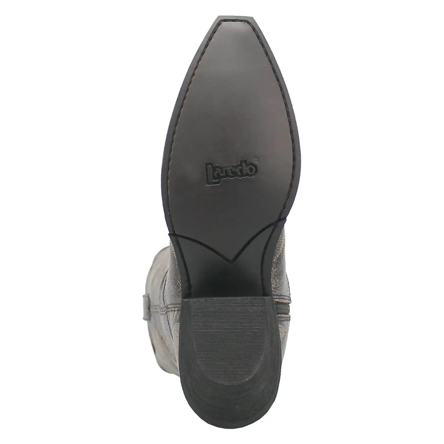 'Laredo' Women's 15" Twyla Zippered Western Snip Toe - Black