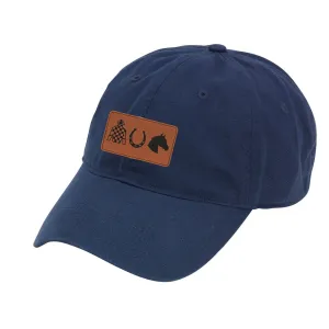Leather Patch Derby Hat