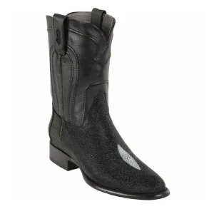 Los Altos Boots Mens #691205 Single Stone Style Stingray | Color Black