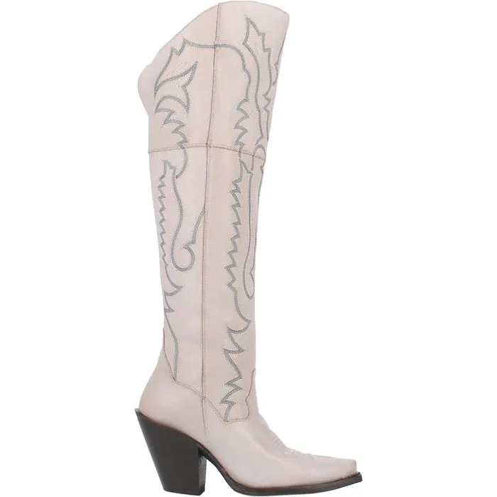 Loverly Tall White Boots Style No.: DP4377