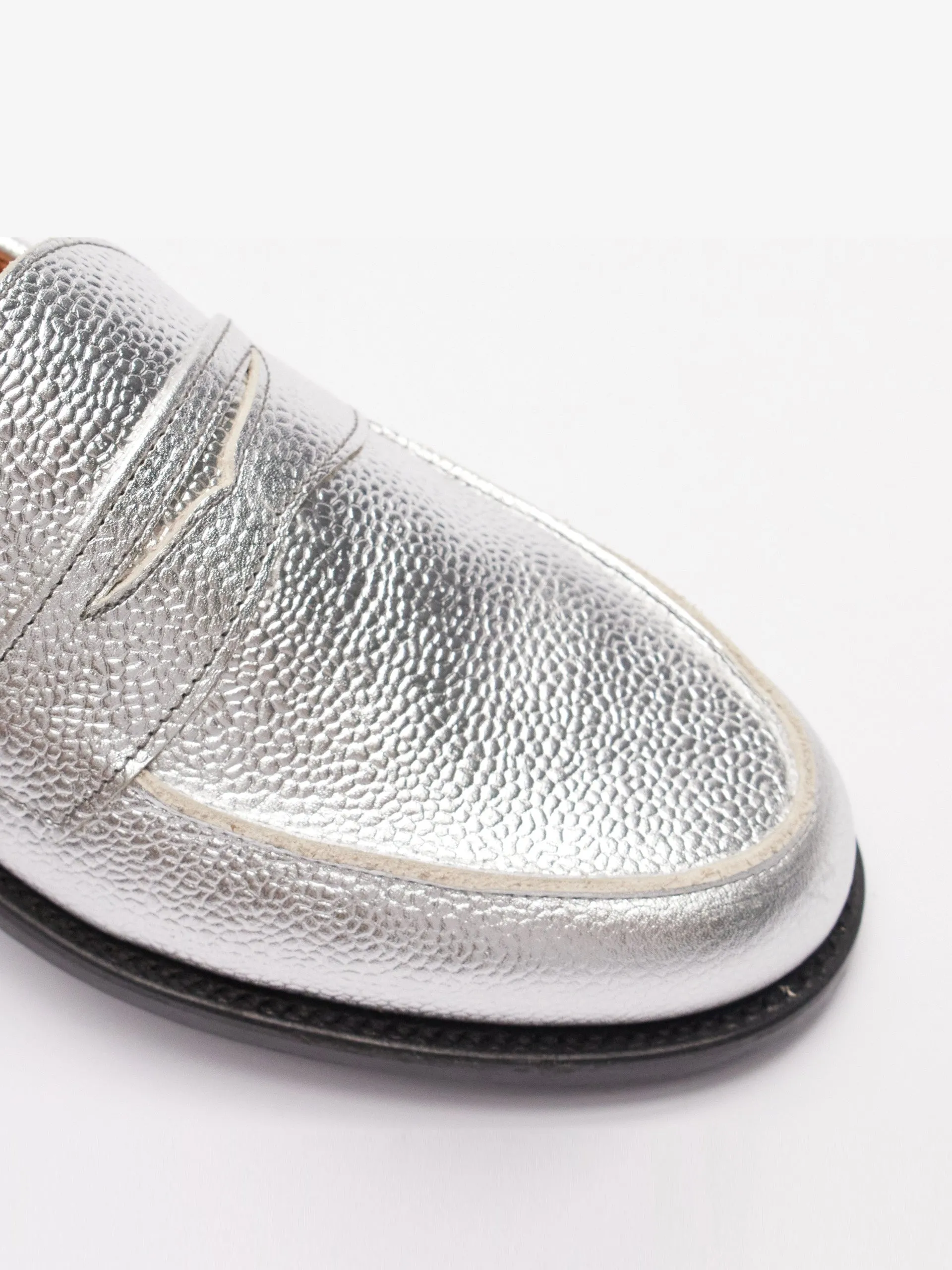 Ludo silver Penny loafer