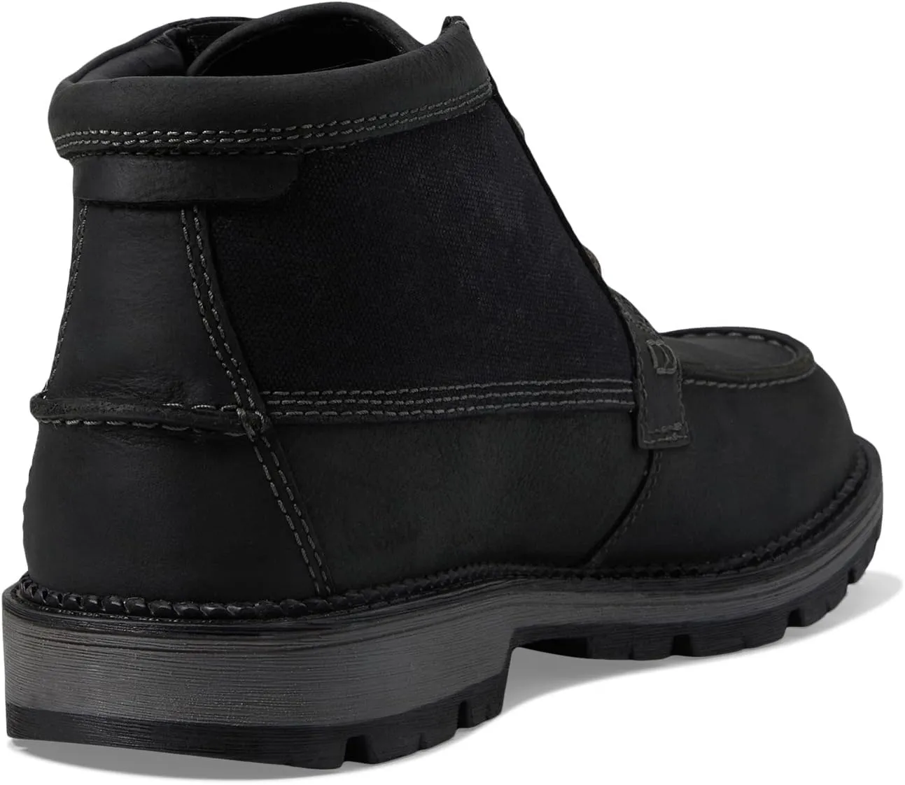 Maplewalk Moc Clarks Lace-up Boots in Black Combi