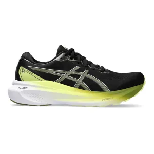 Men's Asics Gel-Kayano 30, Black/Glow Yellow, 10 4E Extra Wide