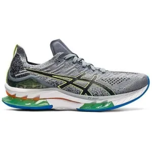 Men's Asics Gel-Kinsei Blast, Rock/Glow Yellow, 11 D Medium