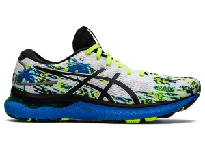 Men's Asics Gel-Nimbus 24, White/Black, 13 D Medium