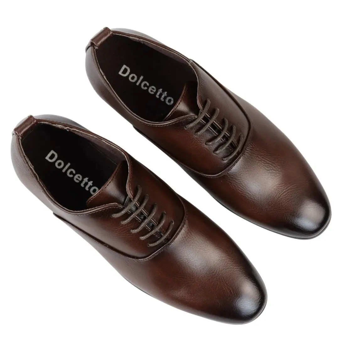 Men's Lace Up Derby Oxford Shoes