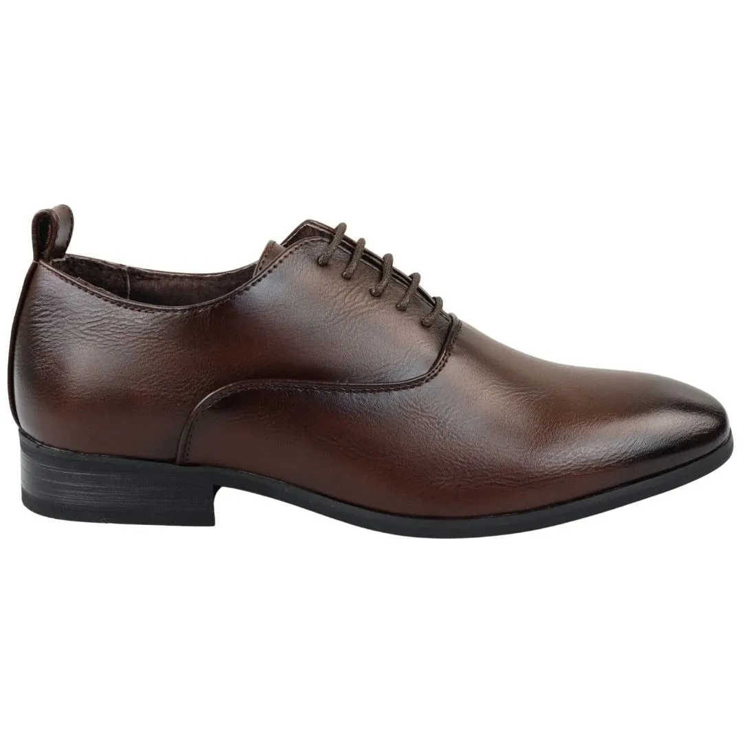 Men's Lace Up Derby Oxford Shoes