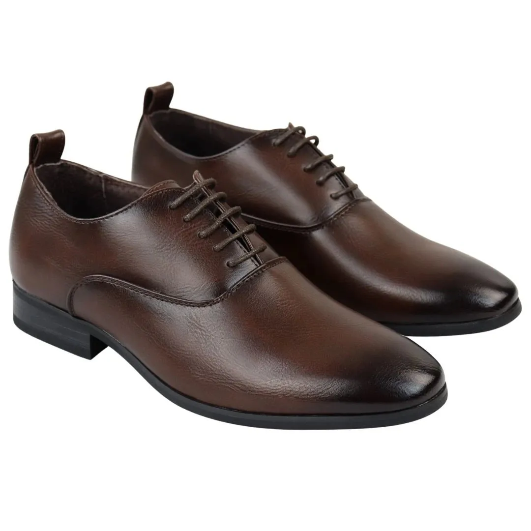 Men's Lace Up Derby Oxford Shoes