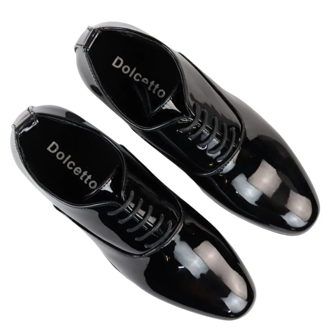 Men's Lace Up Derby Oxford Shoes