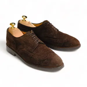 Morjas - Dark Brown Suede Brogues UK 8,5 / EU 42,5