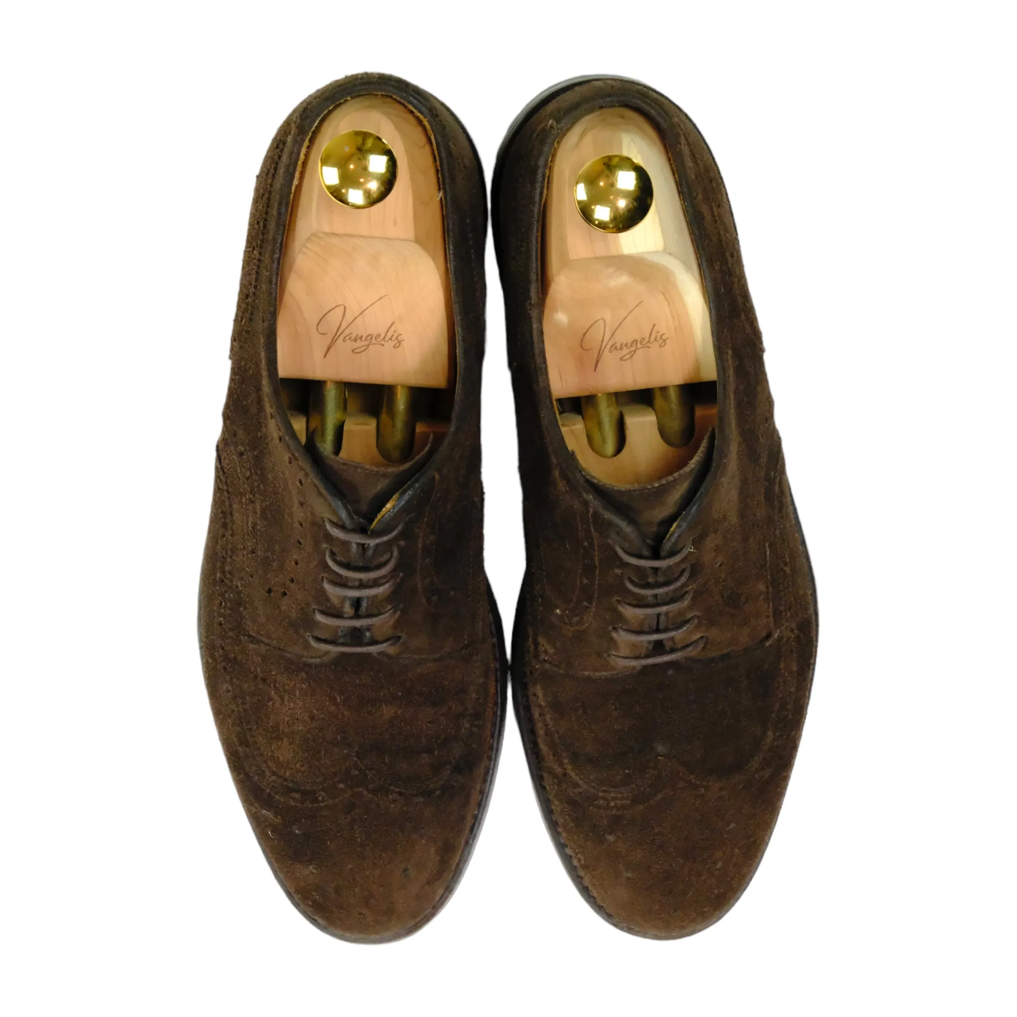 Morjas - Dark Brown Suede Brogues UK 8,5 / EU 42,5