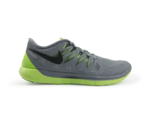 Nike Men's Free 5.0 Running Shoes Magnet Grey/Black/Electric Green